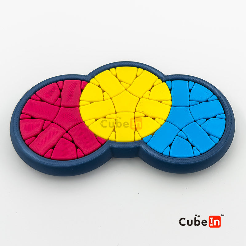 Cube4you Fragmentation Ring 3 Circles Puzzle