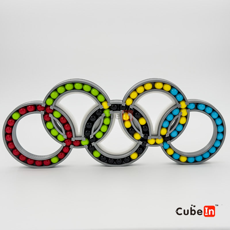 Olimpic Hungary Rings Puzzle (3D printed)