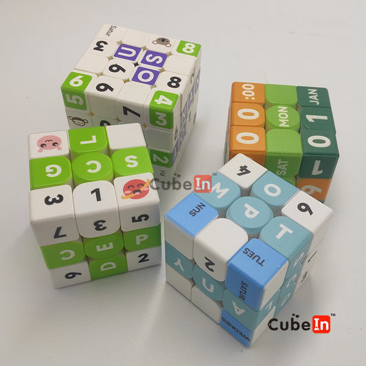 Ziina Heat Printed Calendar  Cube
