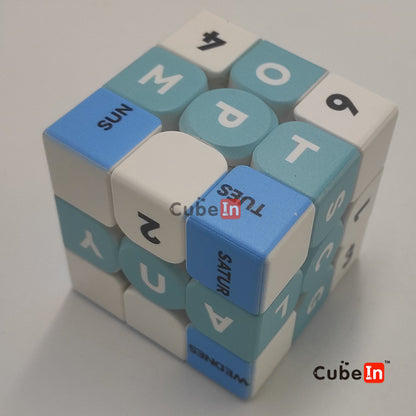 Ziina Heat Printed Calendar  Cube
