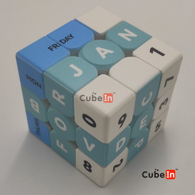 Ziina Heat Printed Calendar  Cube