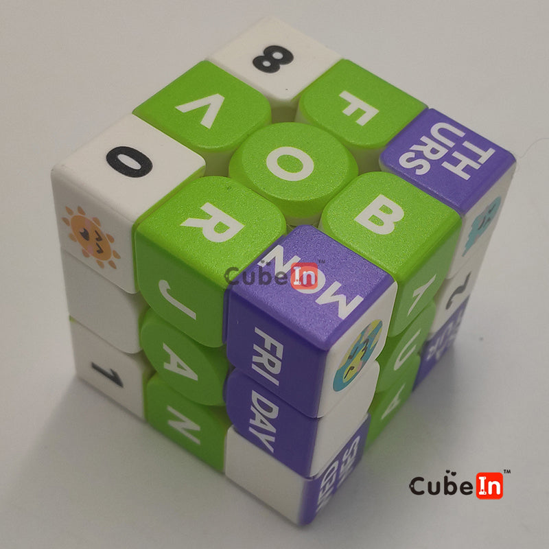 Ziina Heat Printed Calendar  Cube
