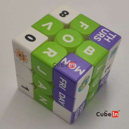 Ziina Heat Printed Calendar  Cube