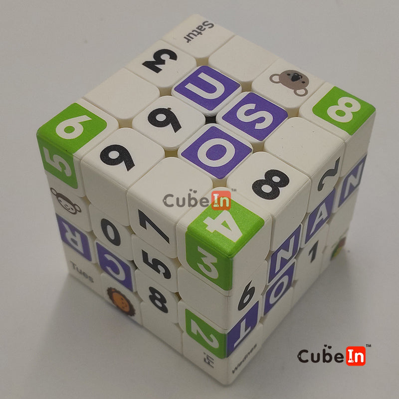 Ziina Heat Printed Calendar  Cube