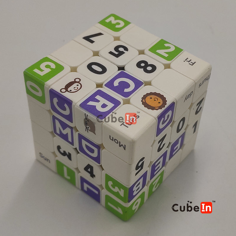 Ziina Heat Printed Calendar  Cube