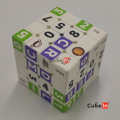 Ziina Heat Printed Calendar  Cube