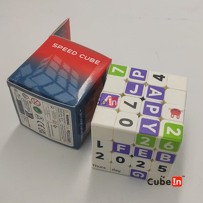 Ziina Heat Printed Calendar  Cube