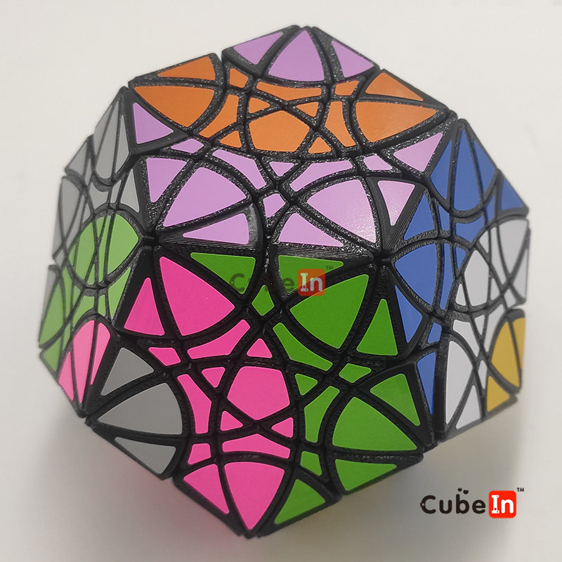 Dodecaedro estrella espiral (3D)