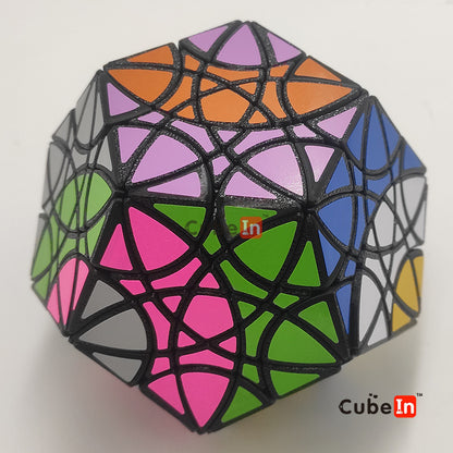 Dodecaedro estrella espiral (3D)