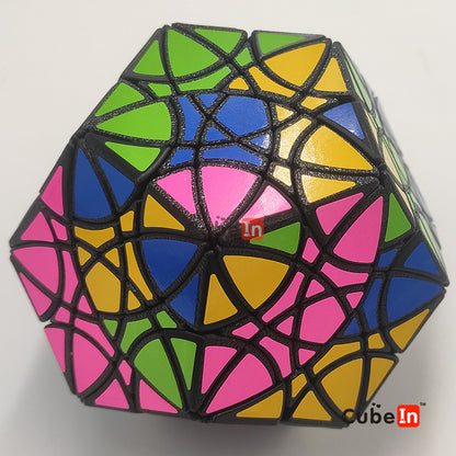 Dodecaedro estrella espiral (3D)