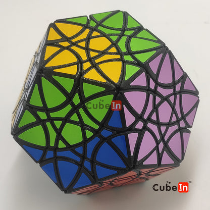 Dodecaedro estrella espiral (3D)