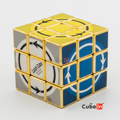 Katsuhiko Okamoto Latch Cube Metallized Edition - Rare Hard Twisty Puzzle