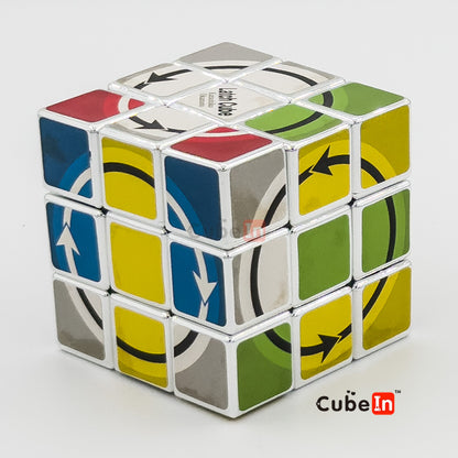Katsuhiko Okamoto Latch Cube Metallized Edition - Rare Hard Twisty Puzzle