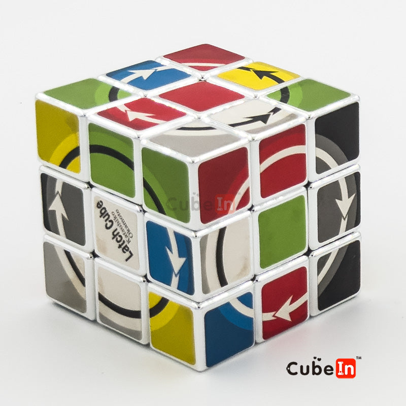 Katsuhiko Okamoto Latch Cube Metallized Edition - Rare Hard Twisty Puzzle