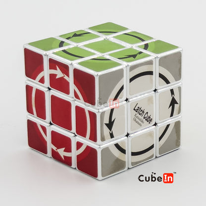 Katsuhiko Okamoto Latch Cube Metallized Edition - Rare Hard Twisty Puzzle