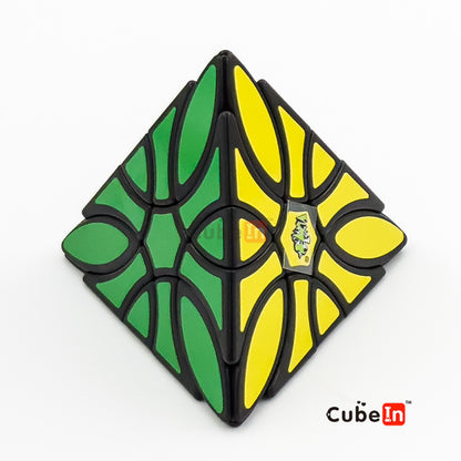 Lanlan Curvy pyraminx Clover - Tetrahedral Clover Leaf Twisty Puzzle