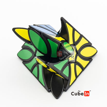 Lanlan Curvy pyraminx Clover - Tetrahedral Clover Leaf Twisty Puzzle