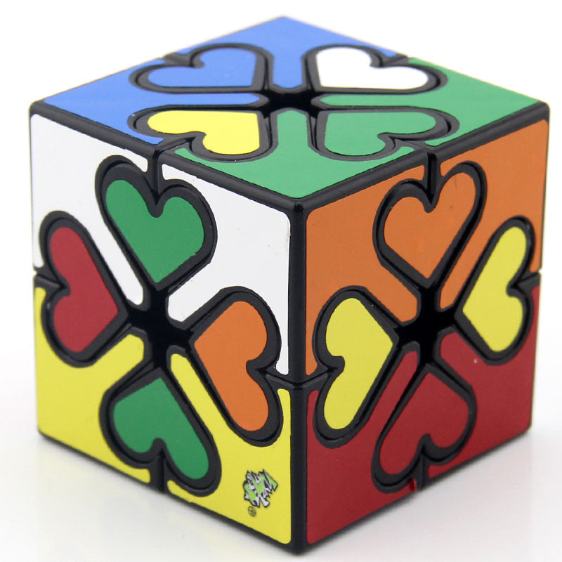 LanLan Gear Heart Puzzle with Pitcher signature and heart-shaped patterns