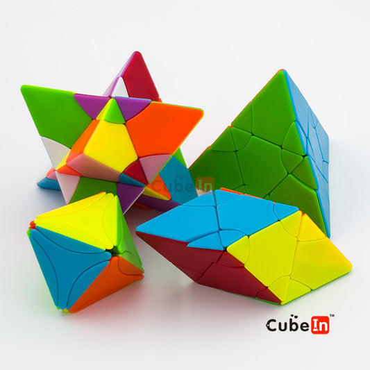 Cubos de la serie pyraminx Transform 2x2x2 de LimCube
