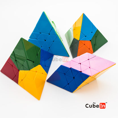 Limcube Trefoil Tetrahedron & Rhombohedron III Cube