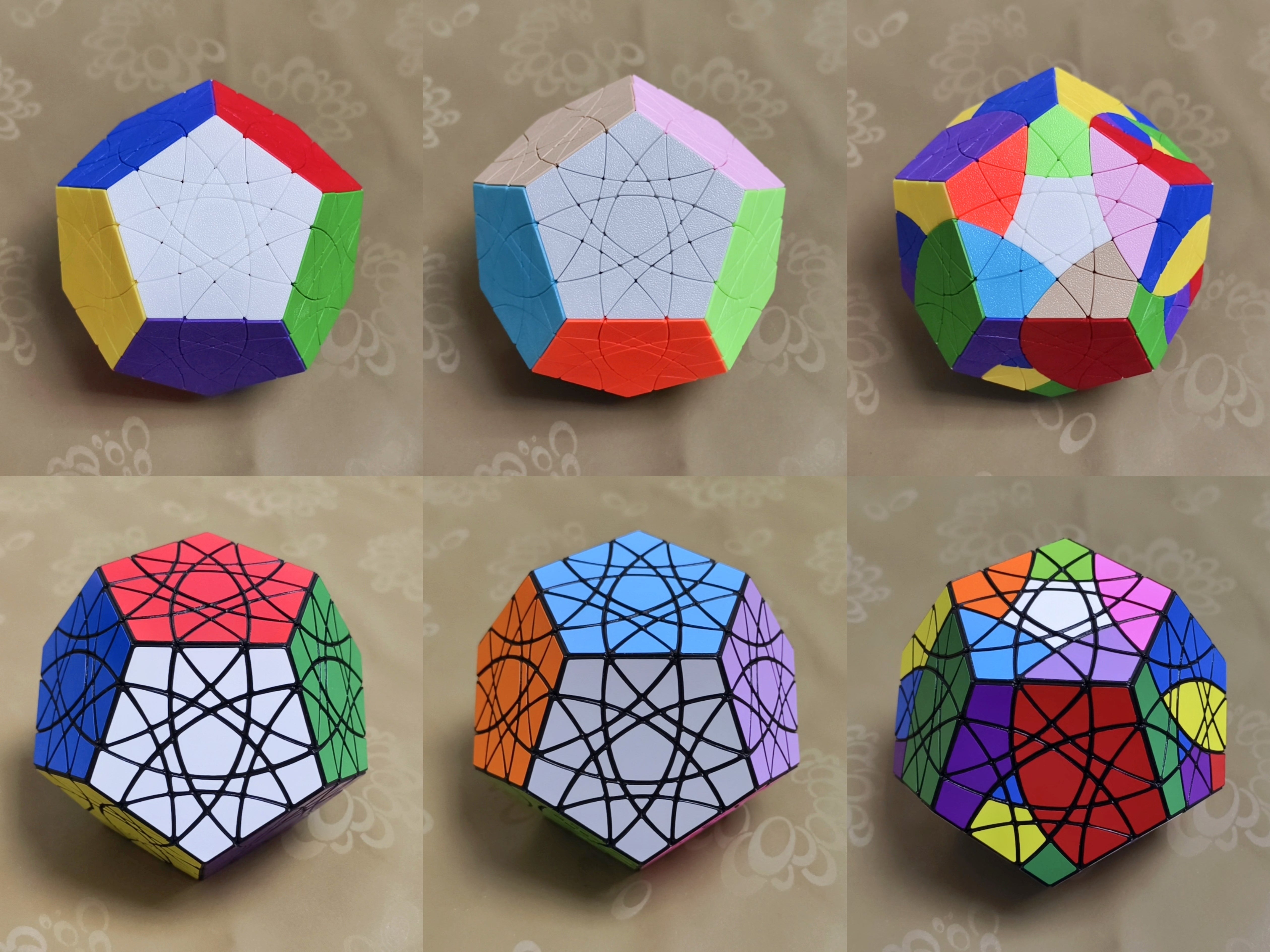 Aocube Lotus Dodecahedron - 30-Axis Deep-Cut Jumble Puzzle by Mr