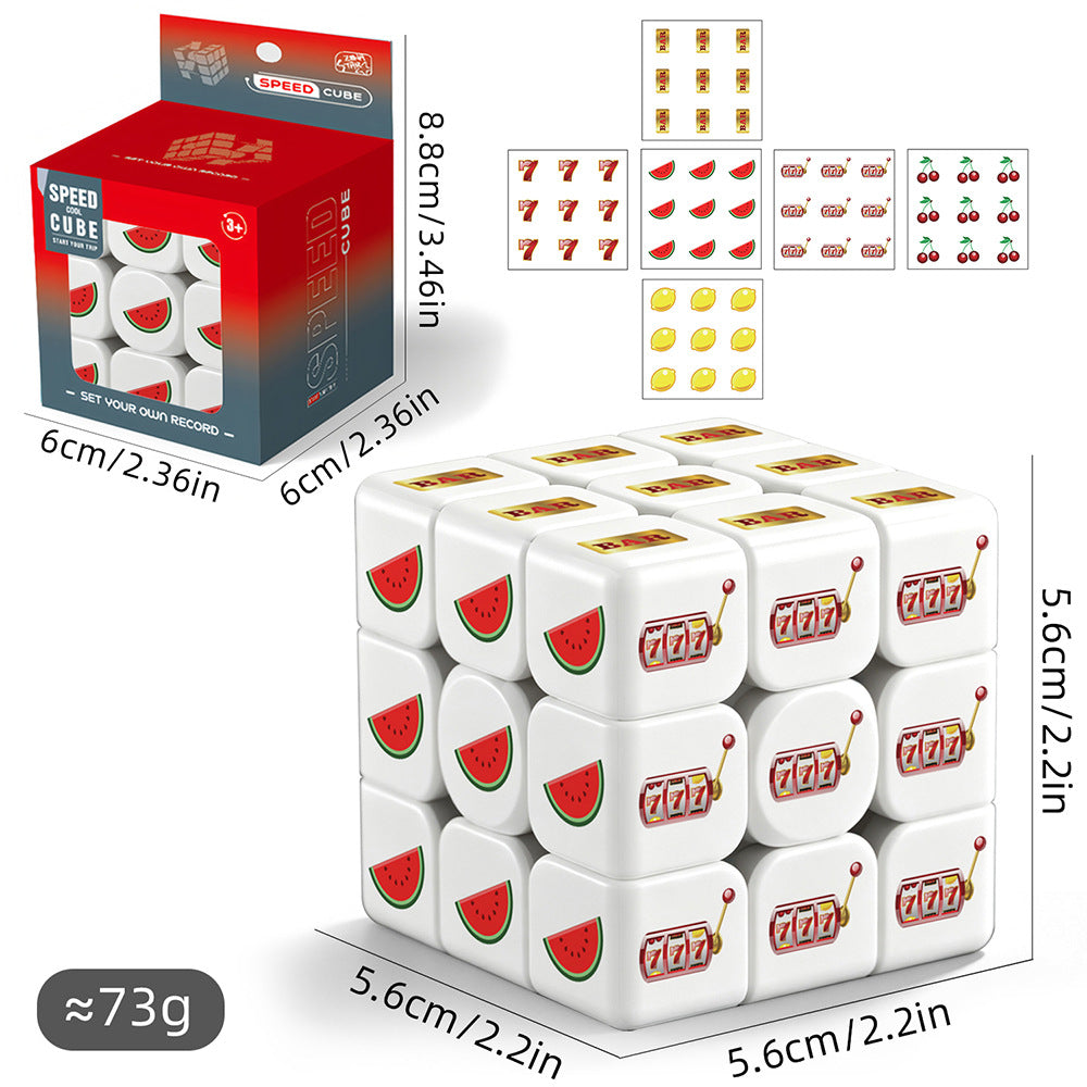Ziina Star Lucky draw 3x3 cube - UV printed stickers Mod
