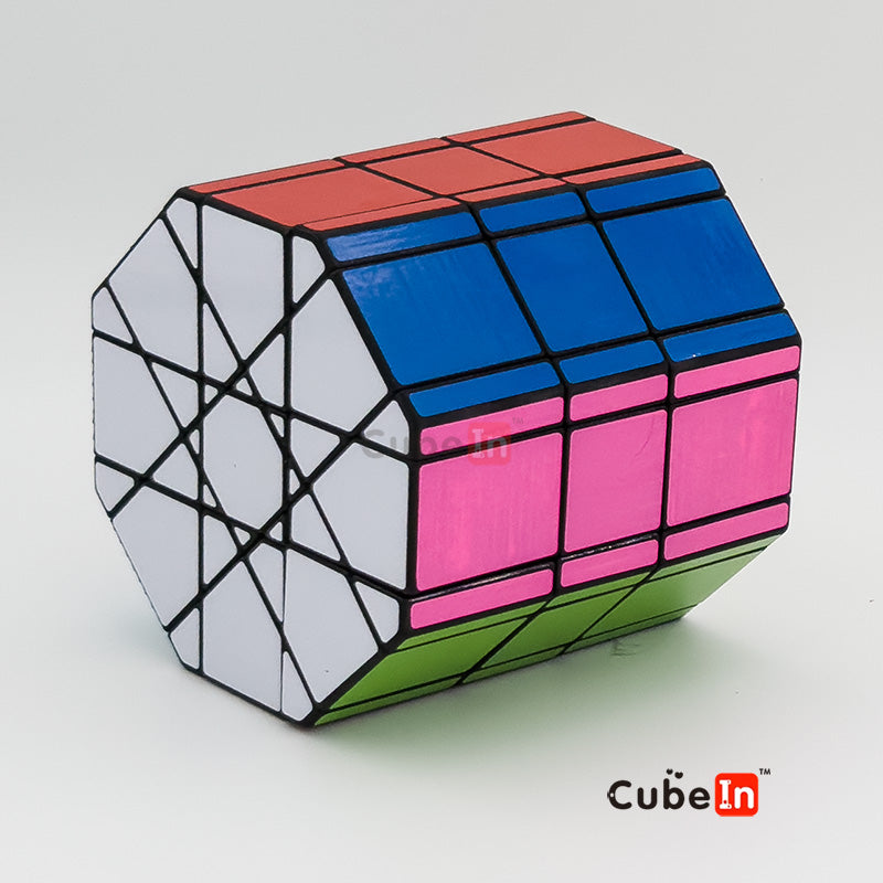 GeCube Master Halve Octagonal Prism - Deep Cut 3D Printed Custom Mechanical Puzzle