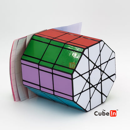 GeCube Master Halve Octagonal Prism - Deep Cut 3D Printed Custom Mechanical Puzzle