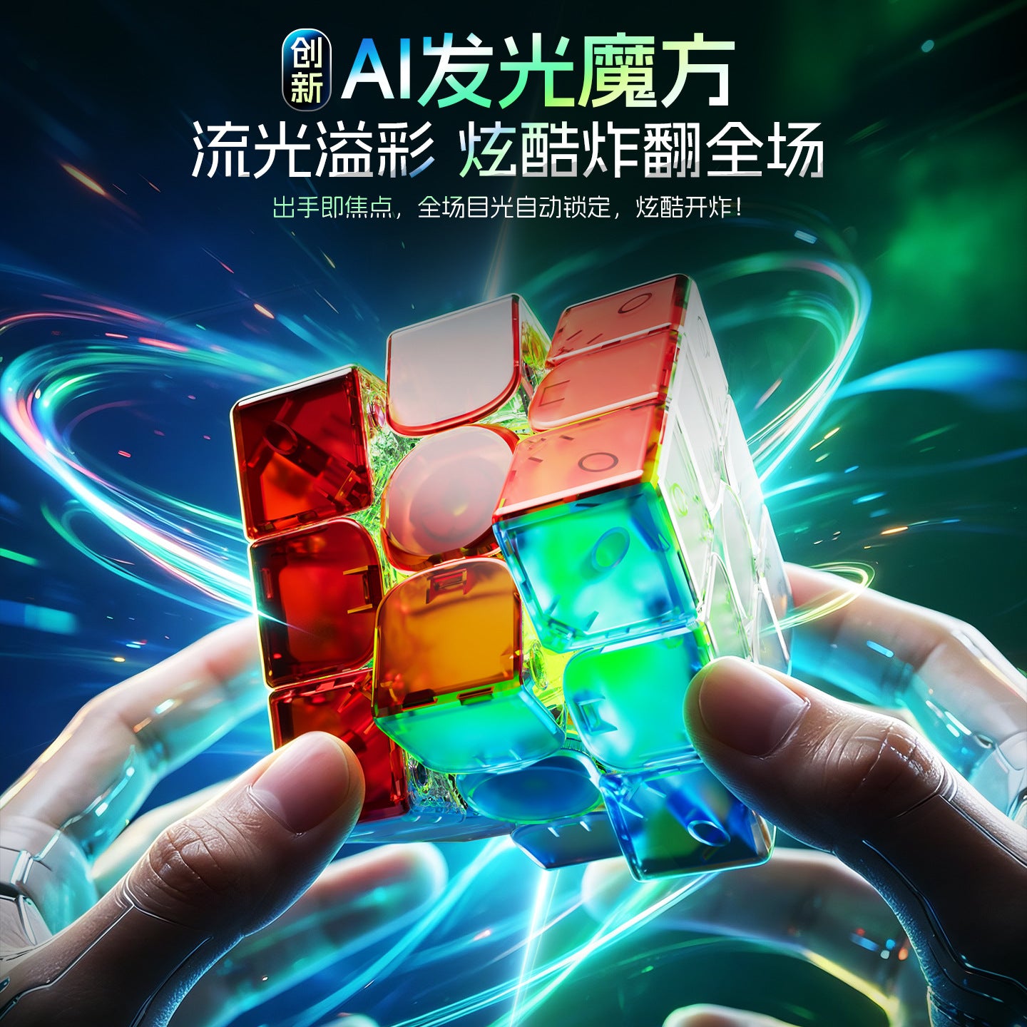 MoYu WeiLong V11 AI Smart Cube (Indicator Version)