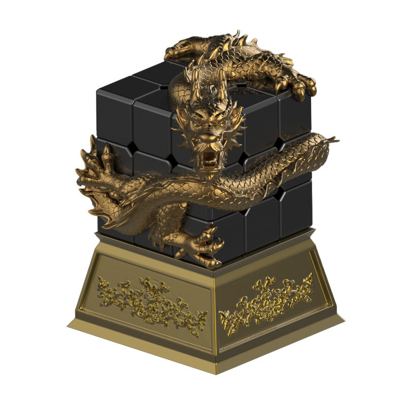 Diansheng Fly Sky Dragon Liga de Metal 3x3 Cubo de Tesouro