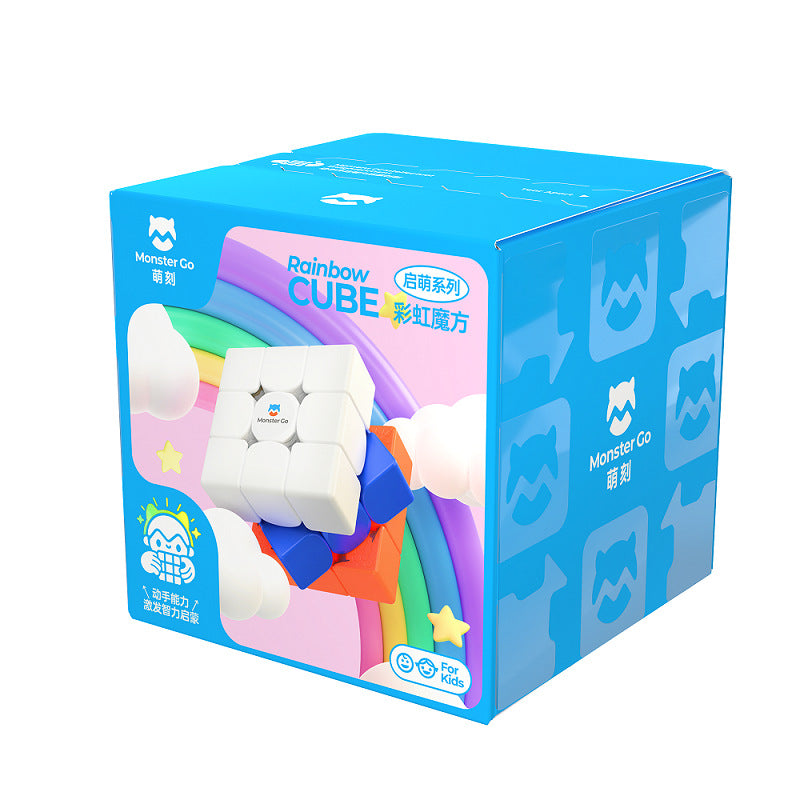 Gan Monster Go Kids Cubo de enseñanza UT Cloud Rainbow 