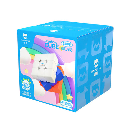 Gan Monster Go Kids Teaching Cube UT Cloud Rainbow