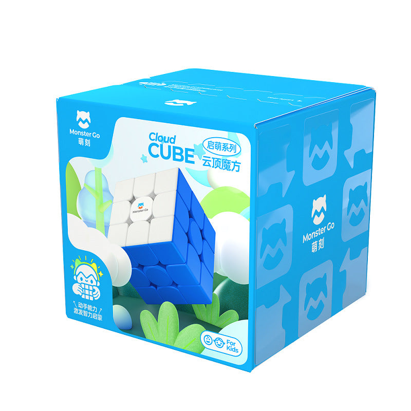 Gan Monster Go Kids Teaching Cube UT Cloud Rainbow