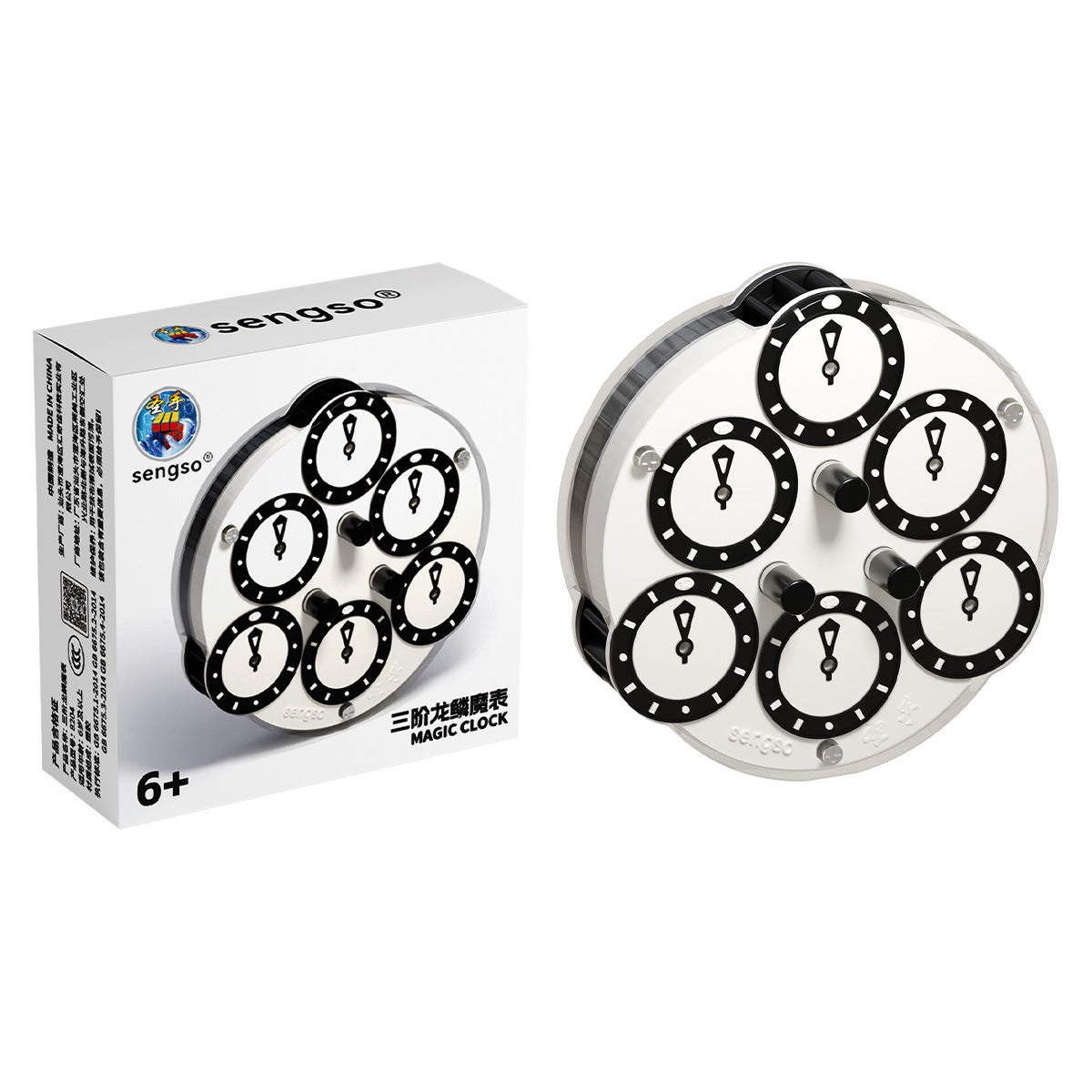 Магнитные часы Sengso Dragon Scales 4x4