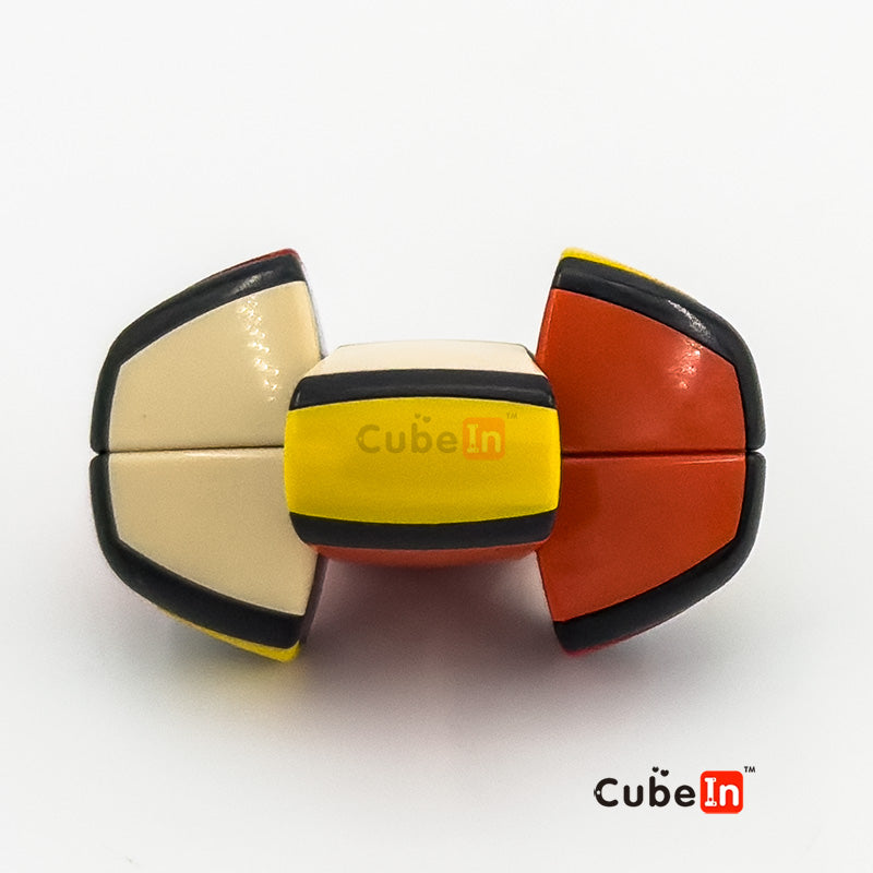 Qboid 1x2x3 Pocket Puzzzle -EDC with Lanyard Loop Keychain