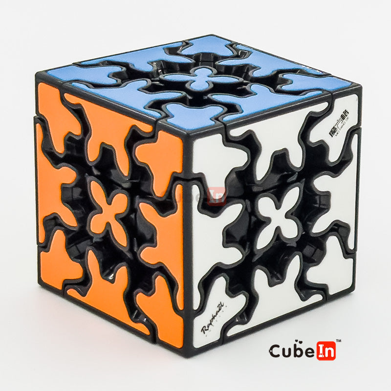 Qiyi Gear Cube Series - Smooth Mechanical Interlocking 3x3, Ball, Column & Pyraminx Puzzle