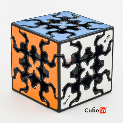 Qiyi Gear Cube Series - Smooth Mechanical Interlocking 3x3, Ball, Column & Pyraminx Puzzle