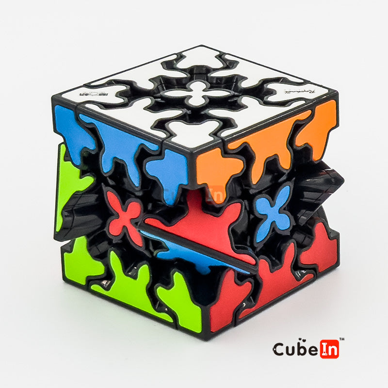 Qiyi Gear Cube Series - Smooth Mechanical Interlocking 3x3, Ball, Column & Pyraminx Puzzle