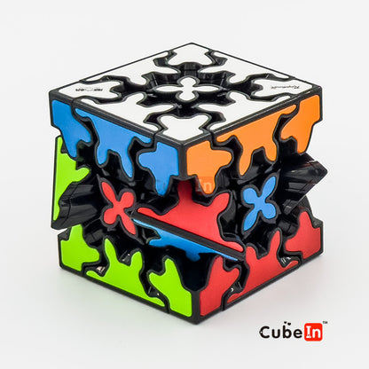 Qiyi Gear Cube Series - Smooth Mechanical Interlocking 3x3, Ball, Column & Pyraminx Puzzle