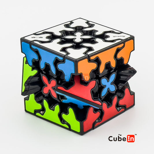 Qiyi Gear Cube Series - Smooth Mechanical Interlocking 3x3, Ball, Column & Pyraminx Puzzle