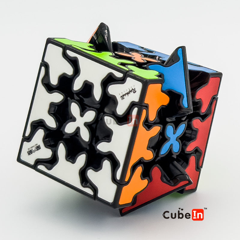 Qiyi Gear Cube Series - Smooth Mechanical Interlocking 3x3, Ball, Column & Pyraminx Puzzle