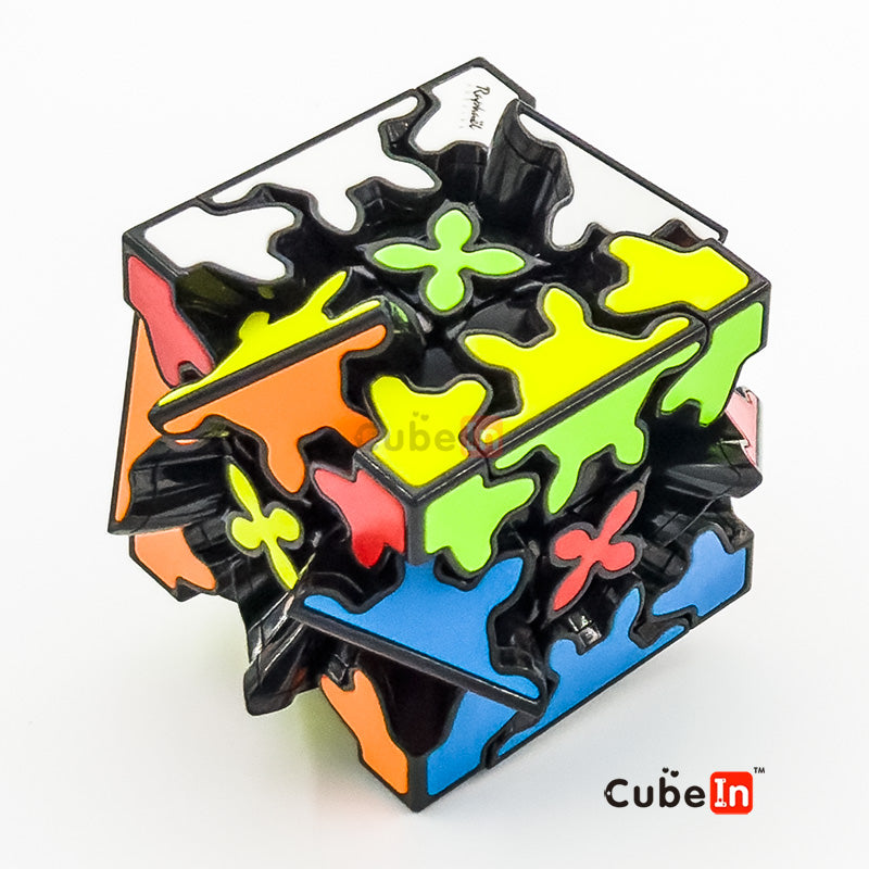 Qiyi Gear Cube Series - Smooth Mechanical Interlocking 3x3, Ball, Column & Pyraminx Puzzle