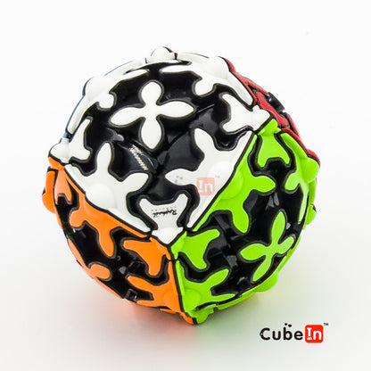 Qiyi Gear Cube Series - Smooth Mechanical Interlocking 3x3, Ball, Column & Pyraminx Puzzle