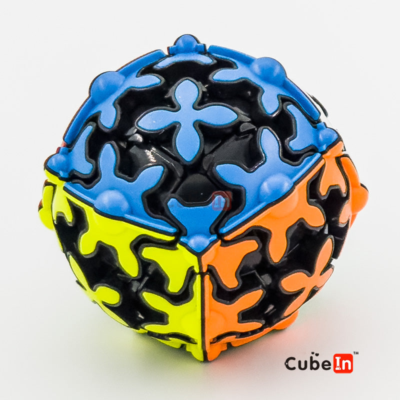 Qiyi Gear Cube Series - Smooth Mechanical Interlocking 3x3, Ball, Column & Pyraminx Puzzle
