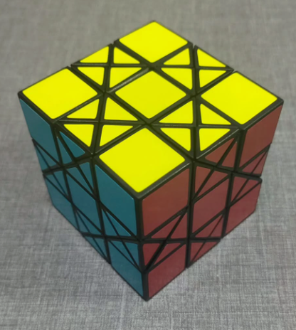 Zhecube Quad x Cube - Hexaedro de corte profundo con giro de aristas