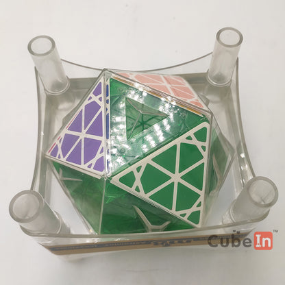 MF8 Icosaedro V3 Radiolário Transparente Verde Edição Limitada