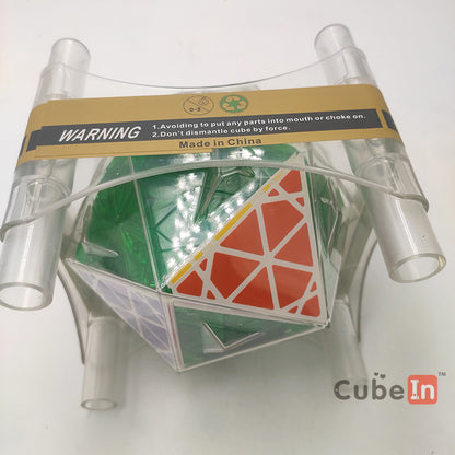 MF8 Icosaedro V3 Radiolário Transparente Verde Edição Limitada