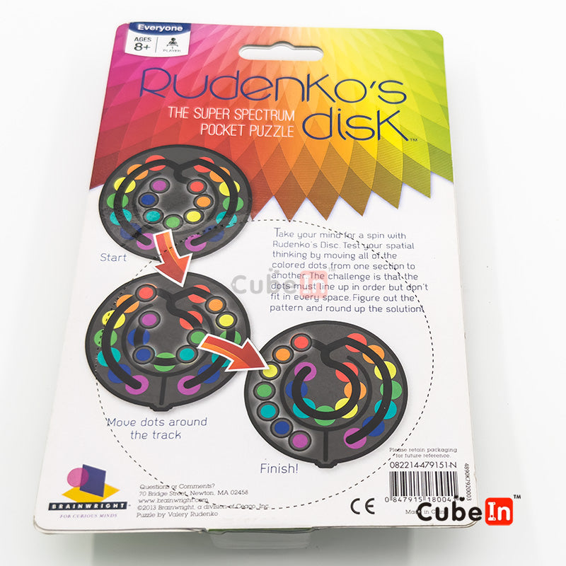 [NOS] Rudenko's Disk Spectrum Puzzle - Brand New Factory Sealed 1990s Vintage