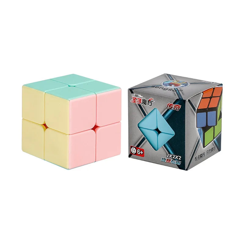 Shengshou Macaron Cube 5x5 4x4 3x3 2x2 Pyraminx