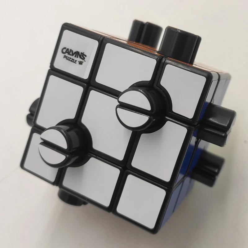 Evgeniy Button Cube 2 Holes  1/2 1/4 Black Cube